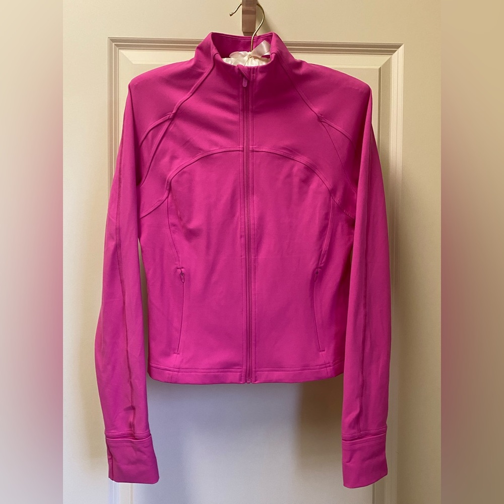 Lululemon, Define Cropped Jacket, Sonic Pink, Size 8